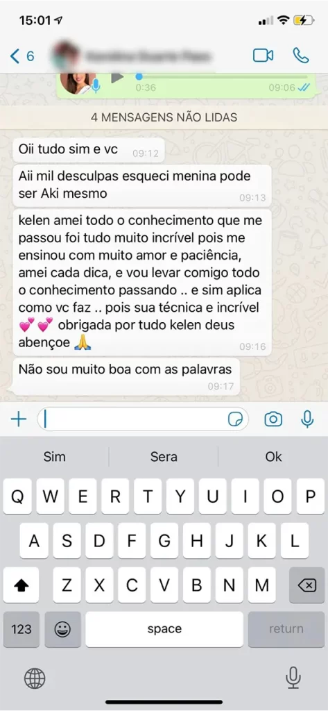 Kelen feedback aluna